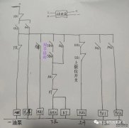 液压机控制电路原理图，与常见电气故障